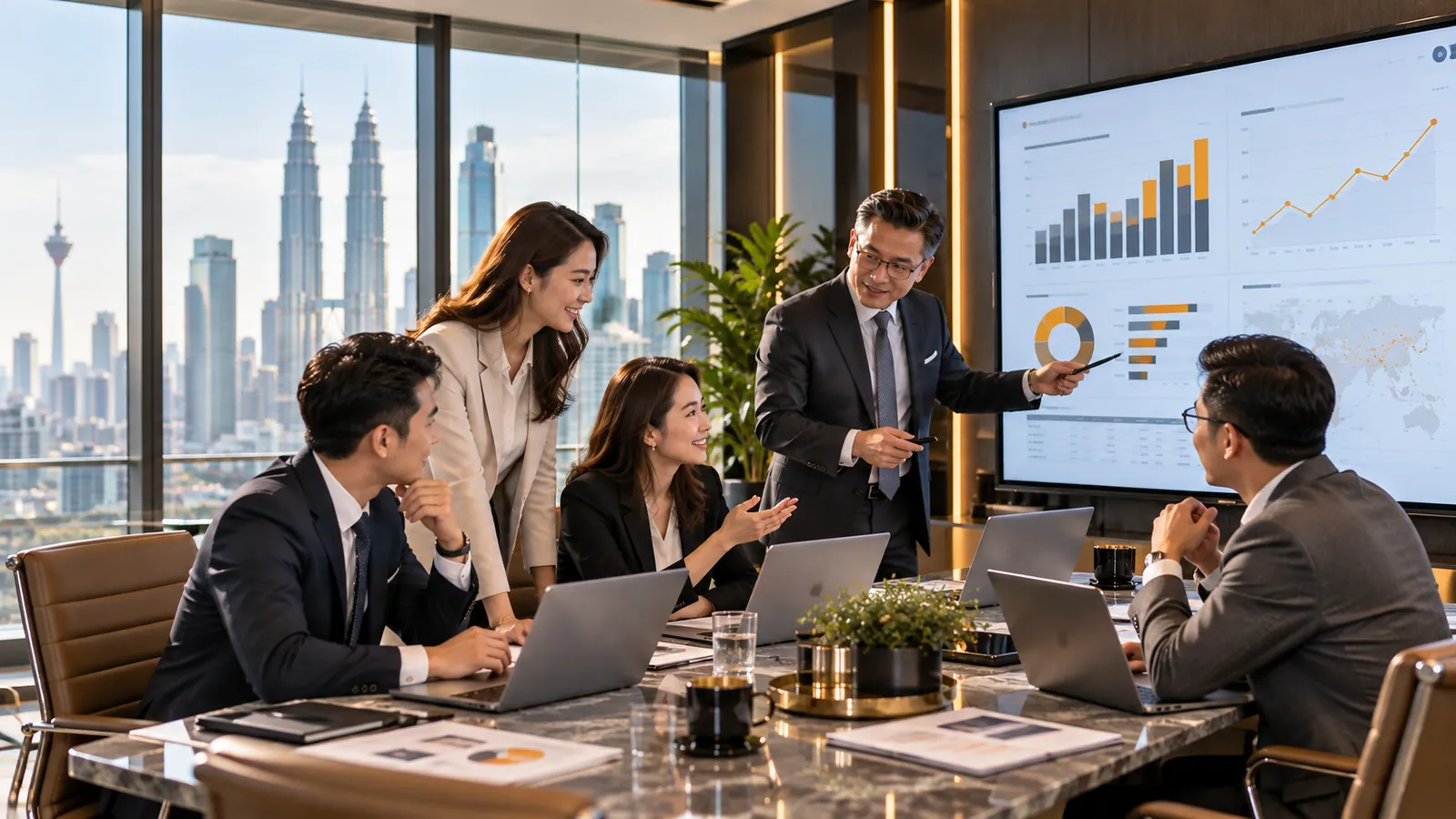 Vital Design consultant presenting data insights